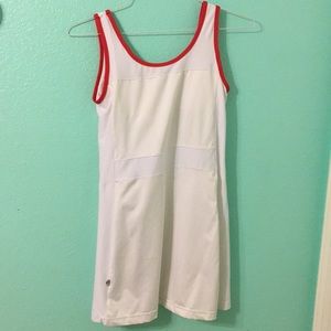 White athletic dress